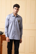 Puppy Face Embroidery Shirt by Hilo Design | Grocsy