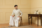 Verde Designer Men's Sherwani by Hilo Design | Grocsy