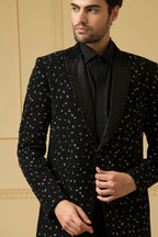 Black Beads Blazer by Hilo Design | Grocsy