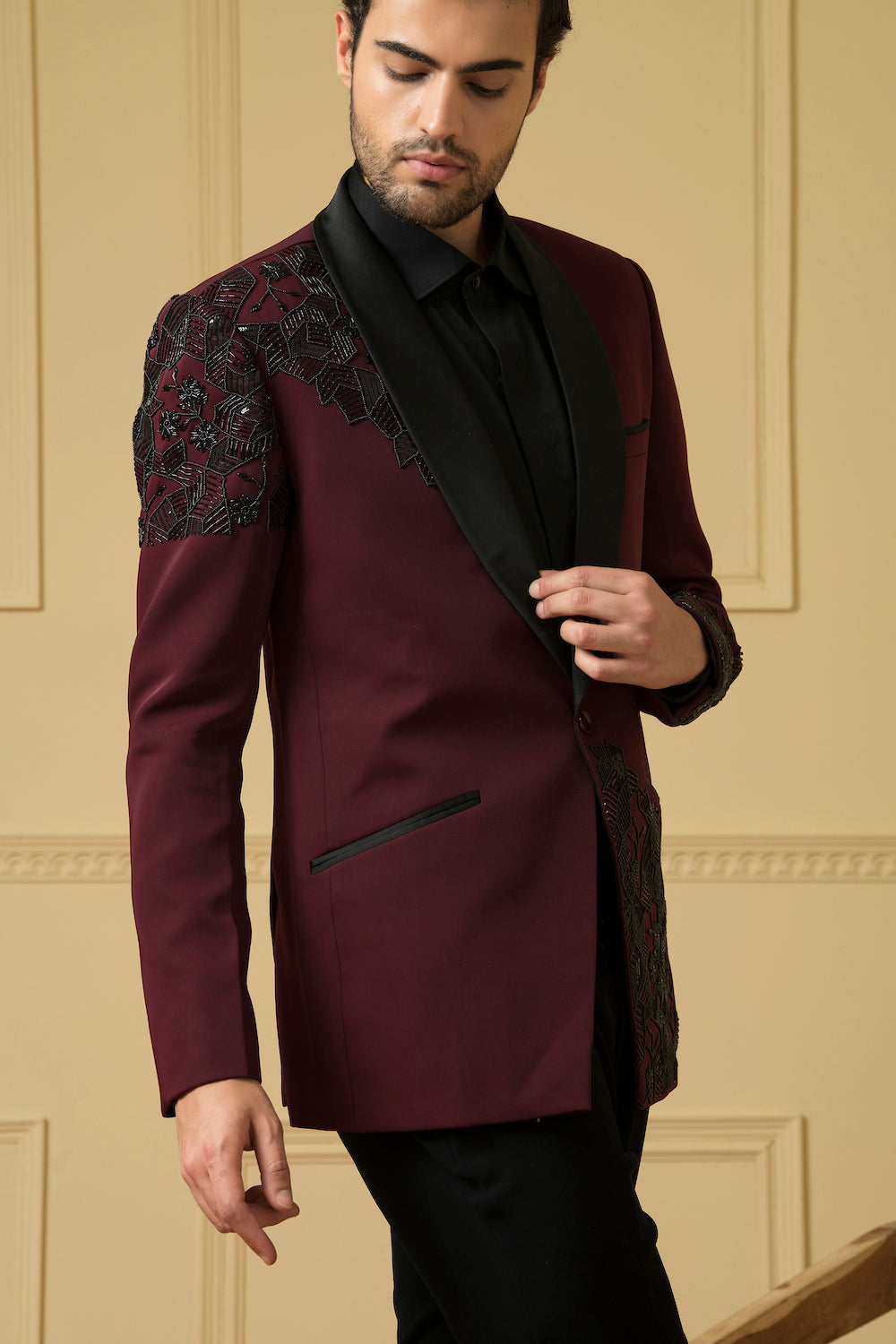 Radiante Designer Men's Blazer by Hilo Design | Grocsy