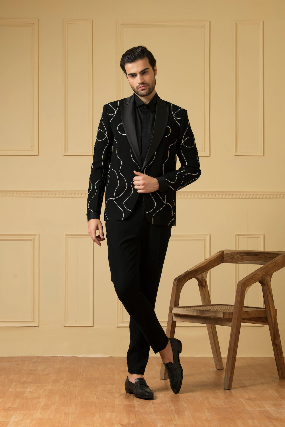 Tweed Designer Men's Blazer by Hilo Design | Grocsy