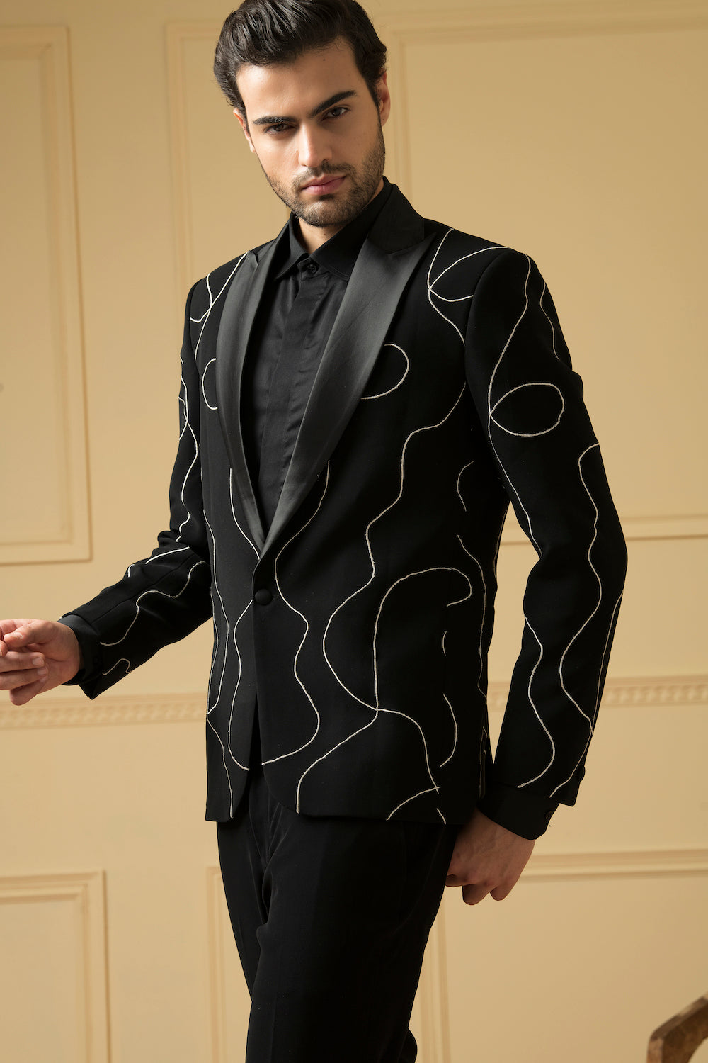 Tweed Designer Men's Blazer by Hilo Design | Grocsy