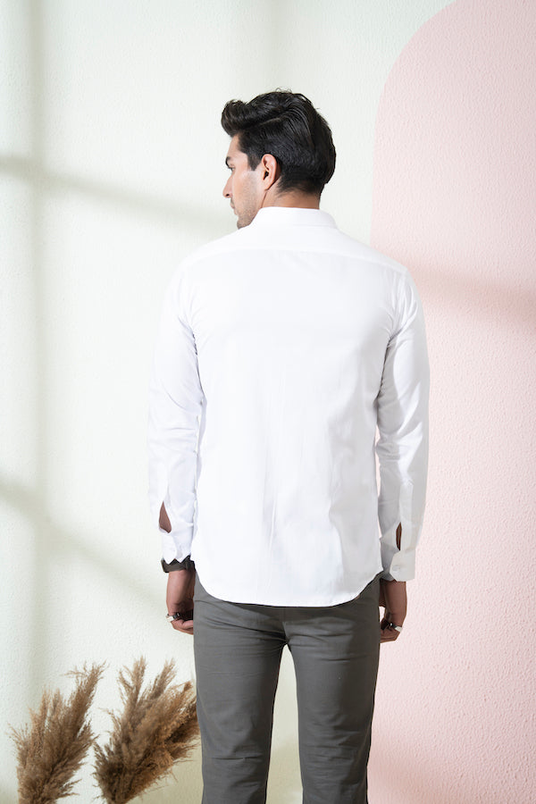 Bianco Owl Shirt by Hilo Design | Grocsy