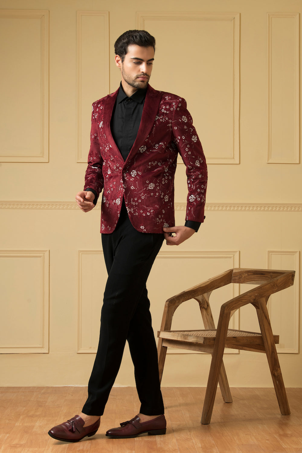 Maravilla Designer Men's Blazer by Hilo Design | Grocsy