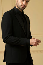 The Sharp Black Blazer by Hilo Design | Grocsy