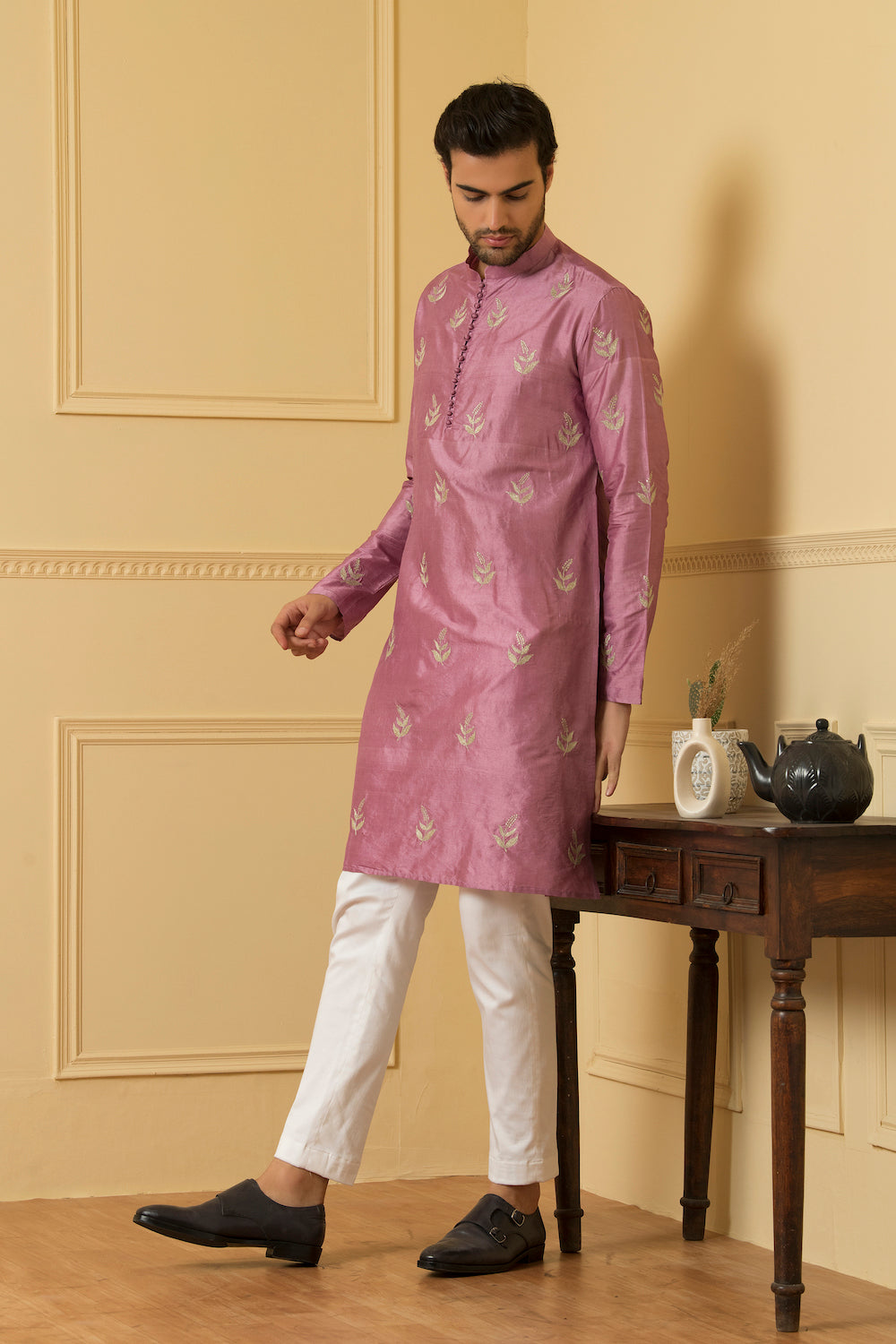 Encanto Designer Men's Kurta by Hilo Design | Grocsy
