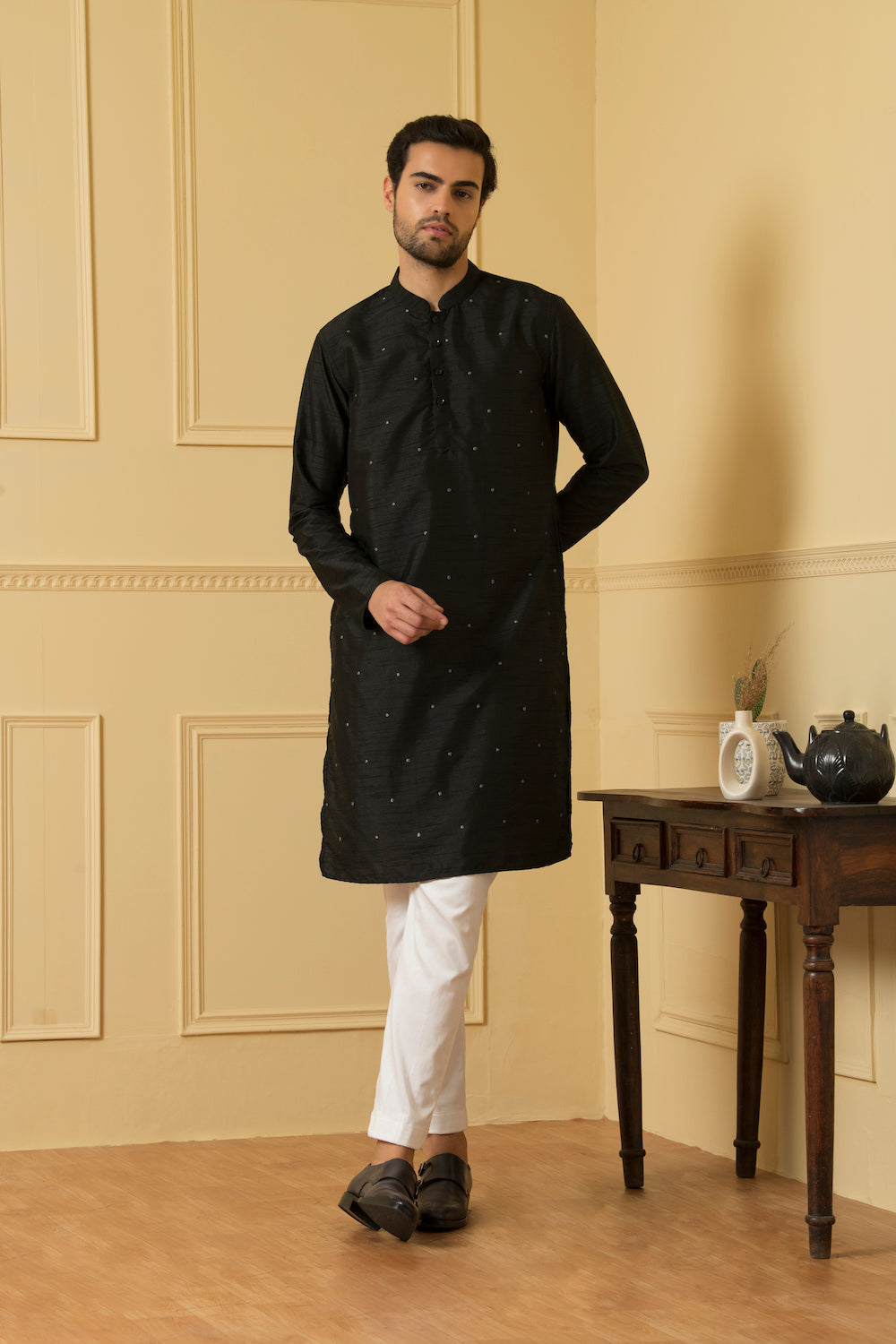 Estilo Designer Men's Kurta by Hilo Design | Grocsy