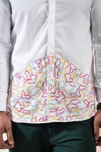 Rainbow Designer Men's Shirt by Hilo Design | Grocsy