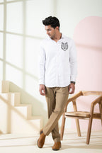 Bianco Wolf Shirt by Hilo Design | Grocsy