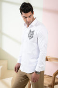 Bianco Wolf Shirt by Hilo Design | Grocsy