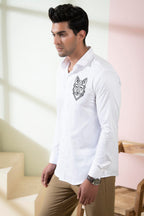 Bianco Wolf Shirt by Hilo Design | Grocsy