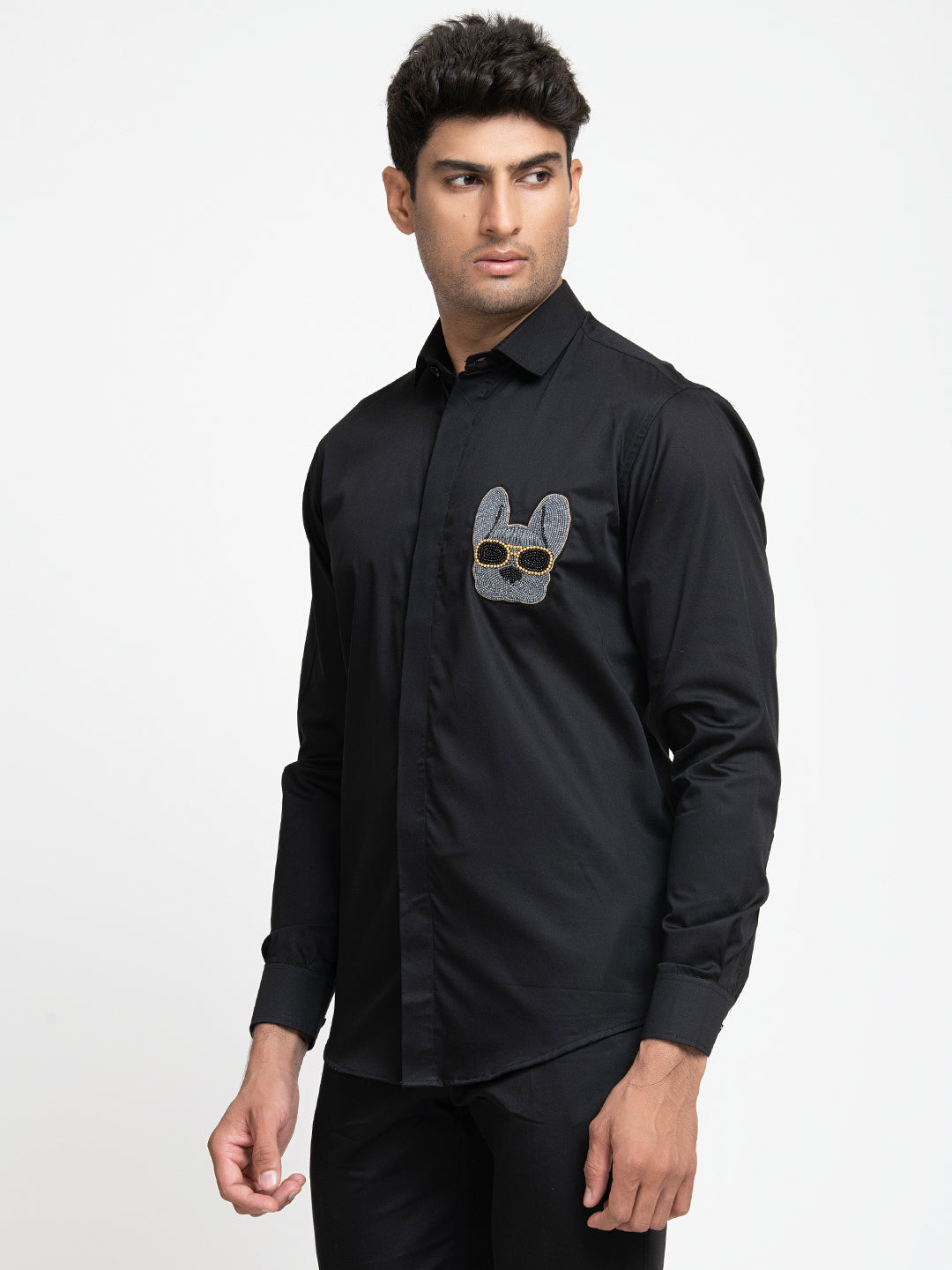 Dog Embroidery Shirt by Hilo Design | Grocsy