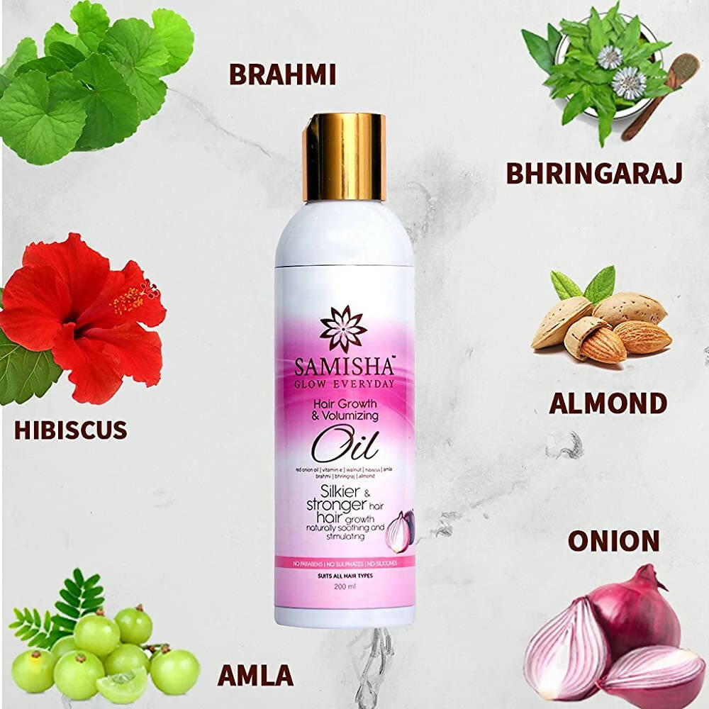 Samisha Organic Red Onion Hair Oil | Grocsy