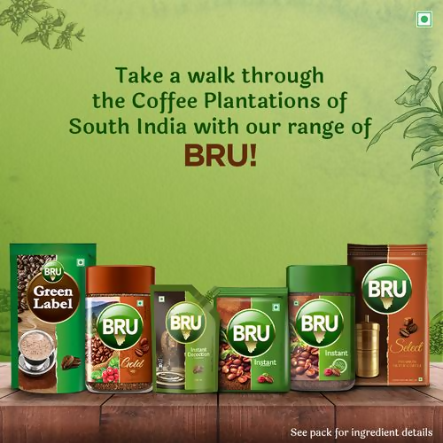 BRU Instant Coffee Powder - Rich Aroma Granules | Grocsy