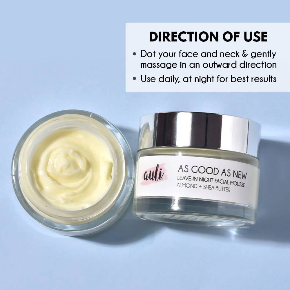 Auli As Good As New Anti Ageing Anti Wrinkle Skin Glowing Nourishing Night Cream | Grocsy