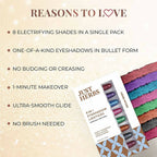 Just Herbs 8 In 1 Eye Shadow Lidsticks Highly-Pigmented Long-Lasting Smudge-Proof - Herbi-Wore | Grocsy