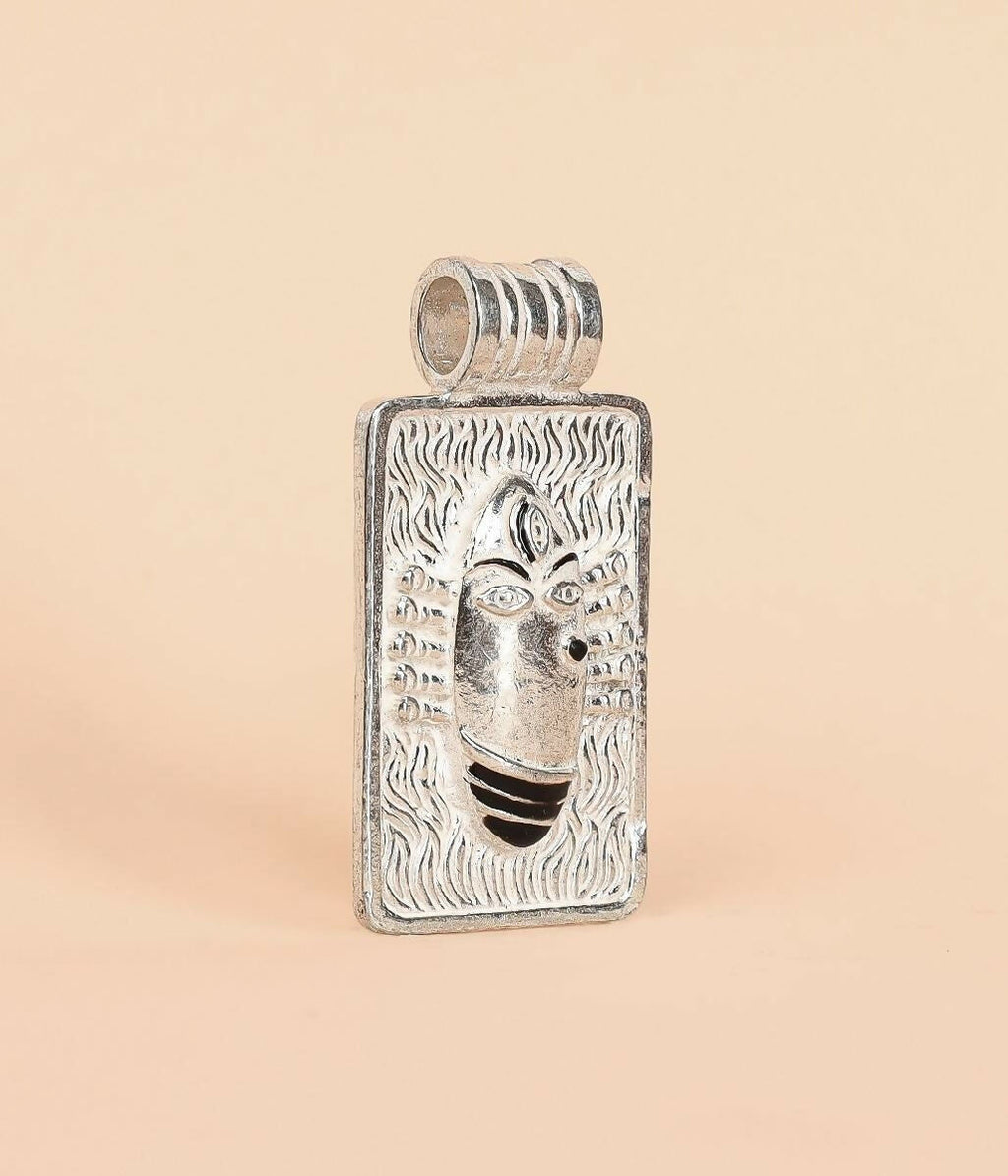 Isha Life Linga Bhairavi Silver Pendant | Grocsy