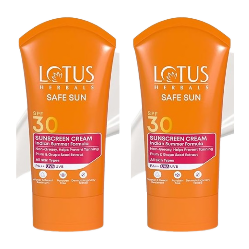 Lotus Herbals Safe Sun Sunscreen Cream SPF 30 PA+++ | Grocsy