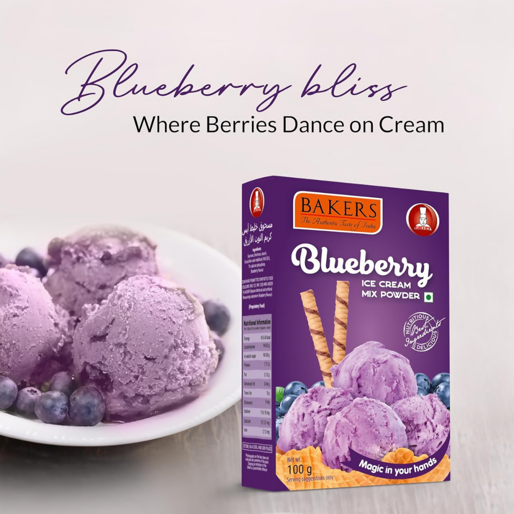BAKERS Blueberry Ice Cream Powder | Grocsy
