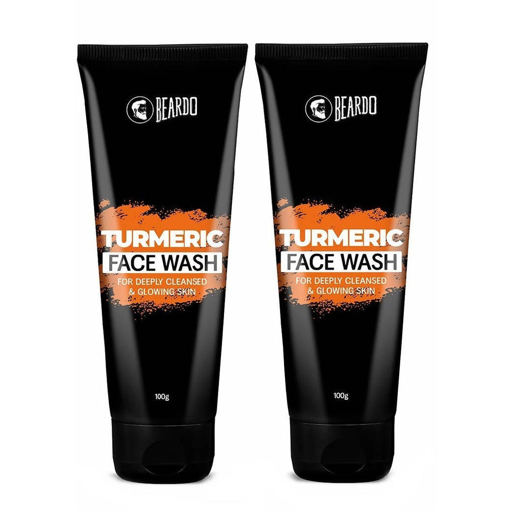 Beardo Turmeric Face Wash For Deeply Cleansed & Glowing Skin | Grocsy