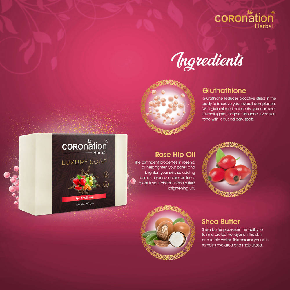 Coronation Herbal Glutathione Luxury Soap | Grocsy