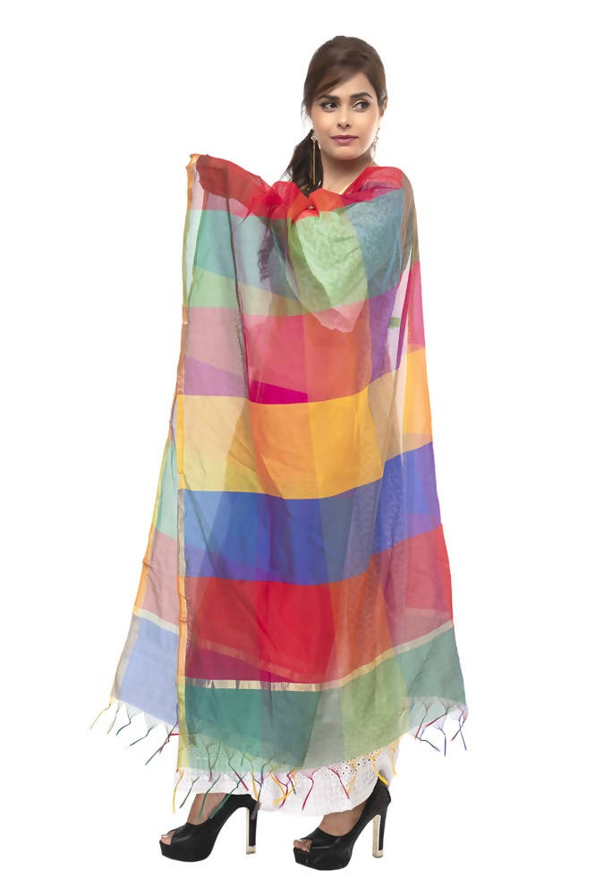 Mominos Fashion Multi Banarsi Multi Dupatta | Grocsy