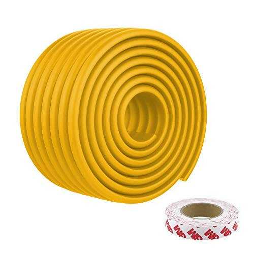 Safe-O-Kid Unique High Density- Prevents From Head Injury Multi-Functional 2 Meter Edge Guard - Yellow | Grocsy