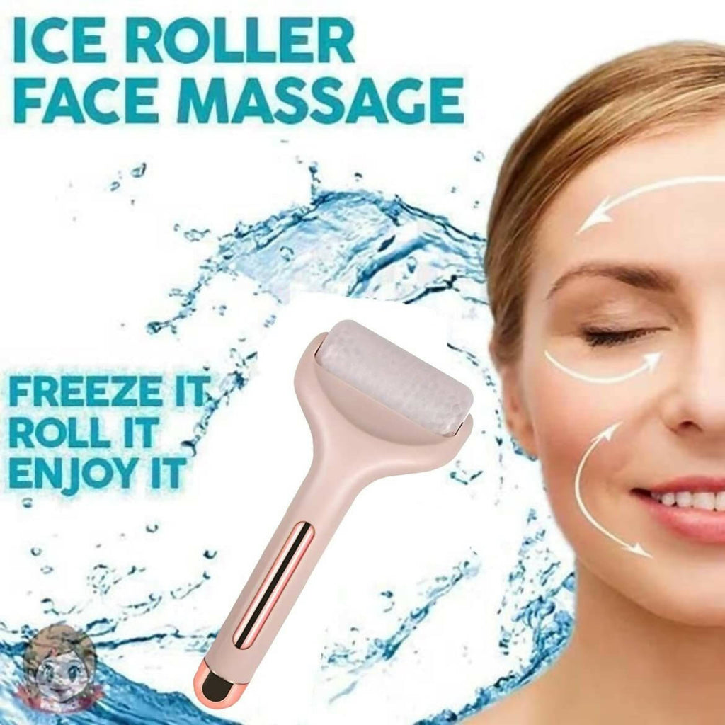 Favon Ice Roller Face Massager Tool with Cool Gel Beads for Cold Massage | Grocsy