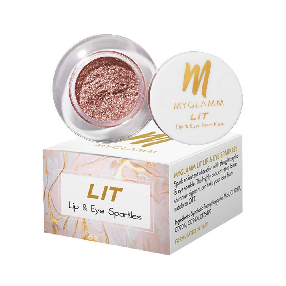 MYGLAMM LIT Lip & Eye Sparkle (Regina) | Grocsy