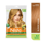 Nisha Creme Hair Color for Women - Golden Blonde | Grocsy