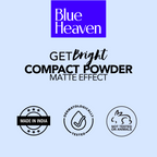 Blue Heaven Get Bright Compact Powder - Vanilla | Grocsy