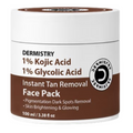 Dermistry 1% Kojic Acid 1% Glycolic Acid Pigmentation Detan Face Body Pack | Grocsy
