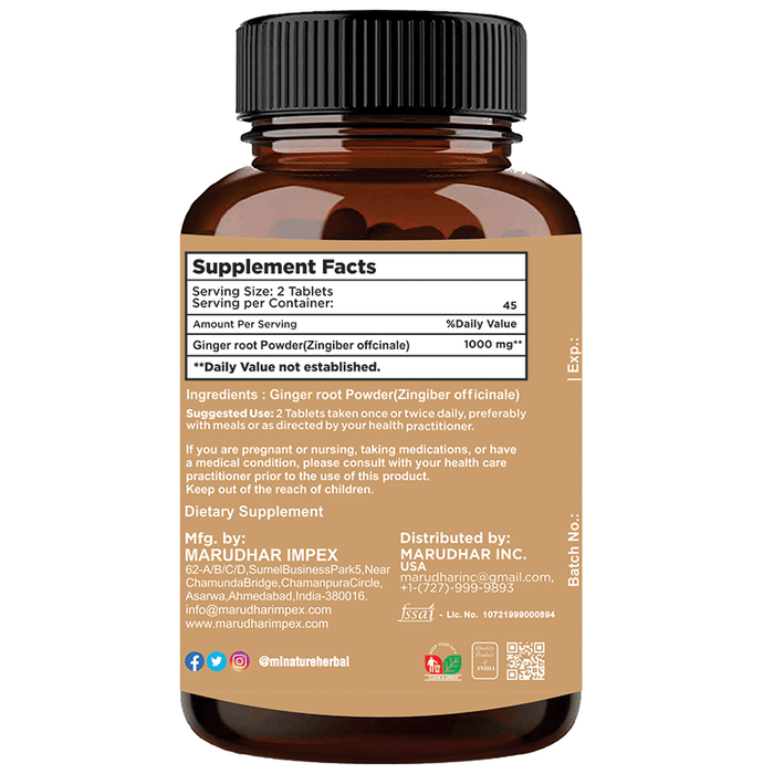 Minature Ginger Tablets | Grocsy