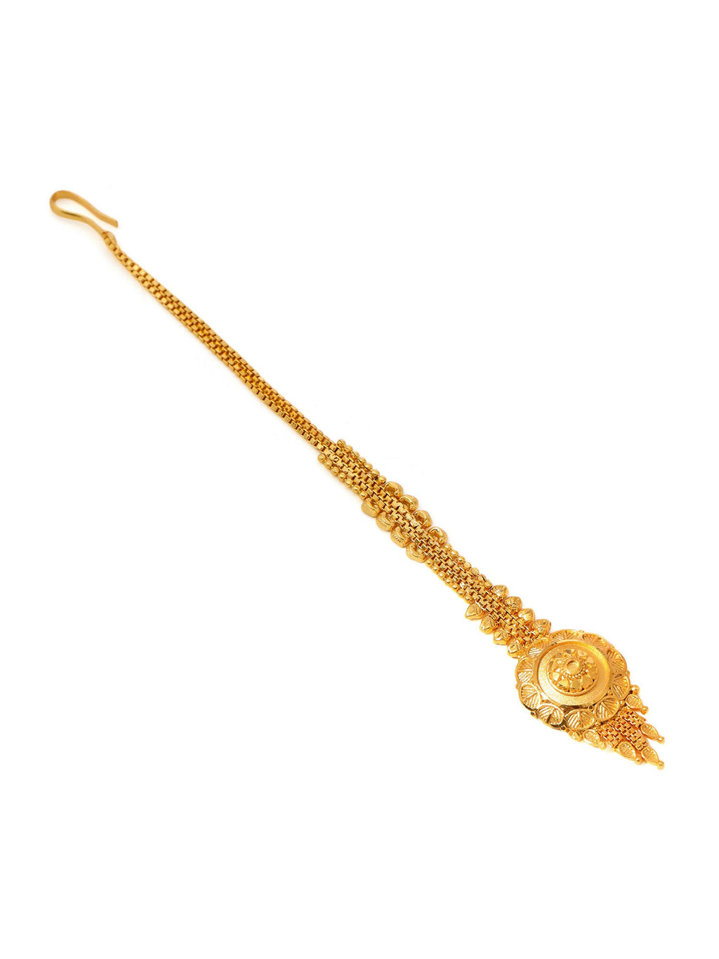 Ruby Raang Gold Maang Tikka | Grocsy