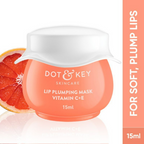 Dot & Key Vitamin C+E Peachy Nude Lip Plumping Mask- Blood Orange & Nectarine | Grocsy