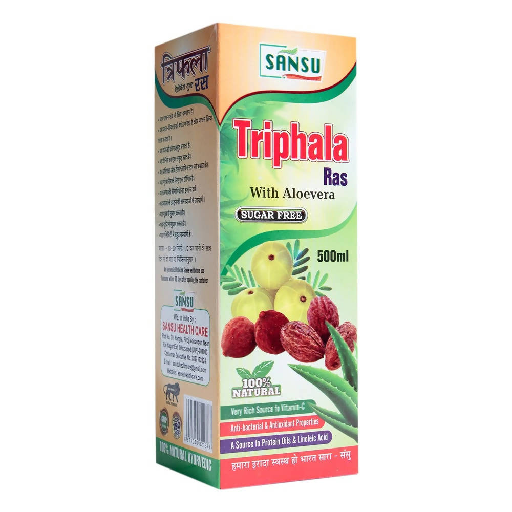 Sansu Triphala Ras With Aloevera Sugar Free | Grocsy