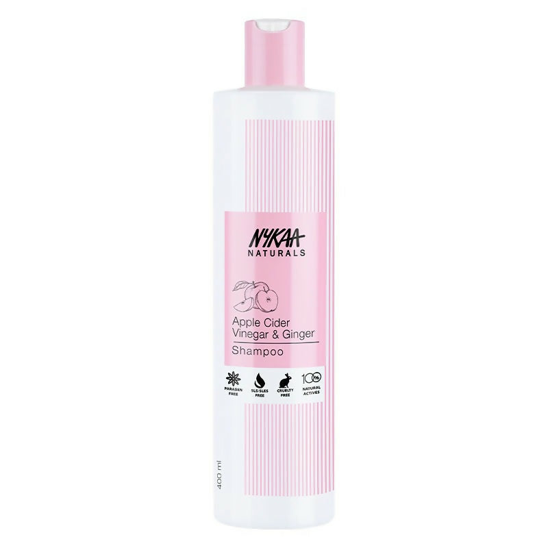 Nykaa Naturals Anti-Dandruff - Free Shampoo with Apple Cider Vinegar, Ginger & Tea Tree Oil | Grocsy