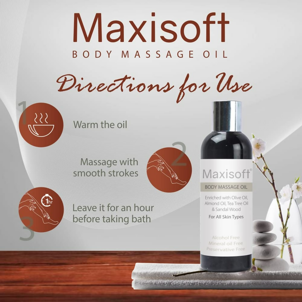 Maxisoft Body Massage Oil | Grocsy