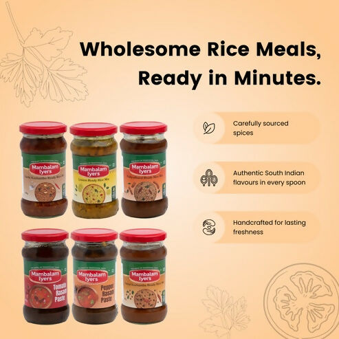 Mambalam Iyers Ready Rice Mix Combo | Grocsy