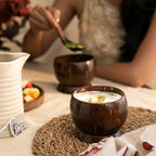 Thenga Coconut Shell Artisan Soup Bowl & Soup Spoon | Grocsy