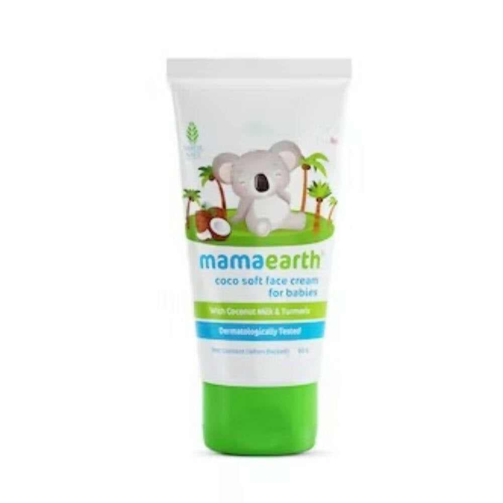 Mamaearth Coco Soft Face Cream With Coconut Milk & Turmeric For Babies | Grocsy