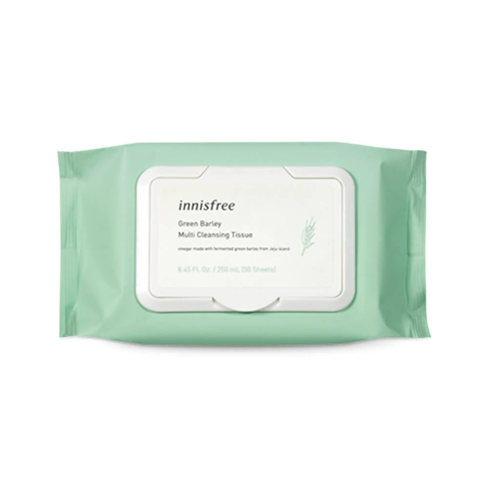 Innisfree Green Barley Multi Cleansing Tissues | Grocsy