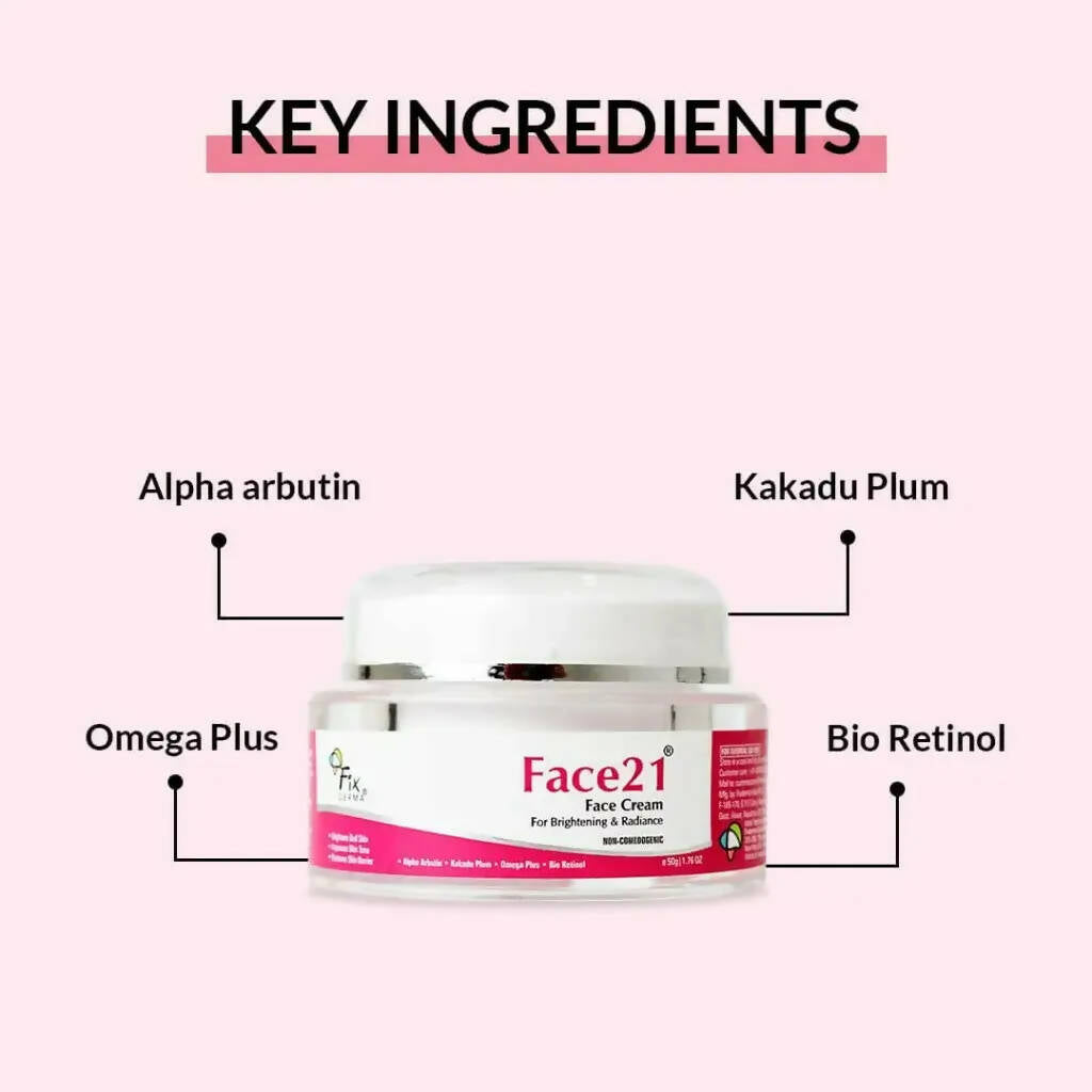 Fixderma Face 21 Cream | Grocsy