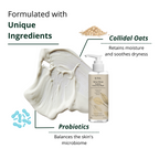 Botnal Velvet Rinse Probiotic Creme Face Wash with Colloidal Oats for Hydration | Grocsy