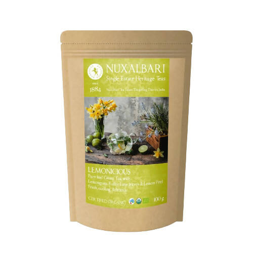 Nuxalbari Organic Lemonicious Green Tea | Grocsy