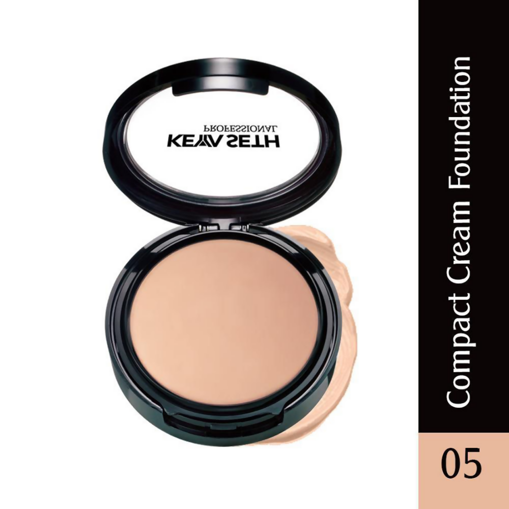 Keya Seth Aromatherapy Professional Compact Cream Foundation - Shade 5 | Grocsy