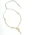 Mominos Fashion Johar Kamal Silver-Plated American Diamond Choker Set | Grocsy