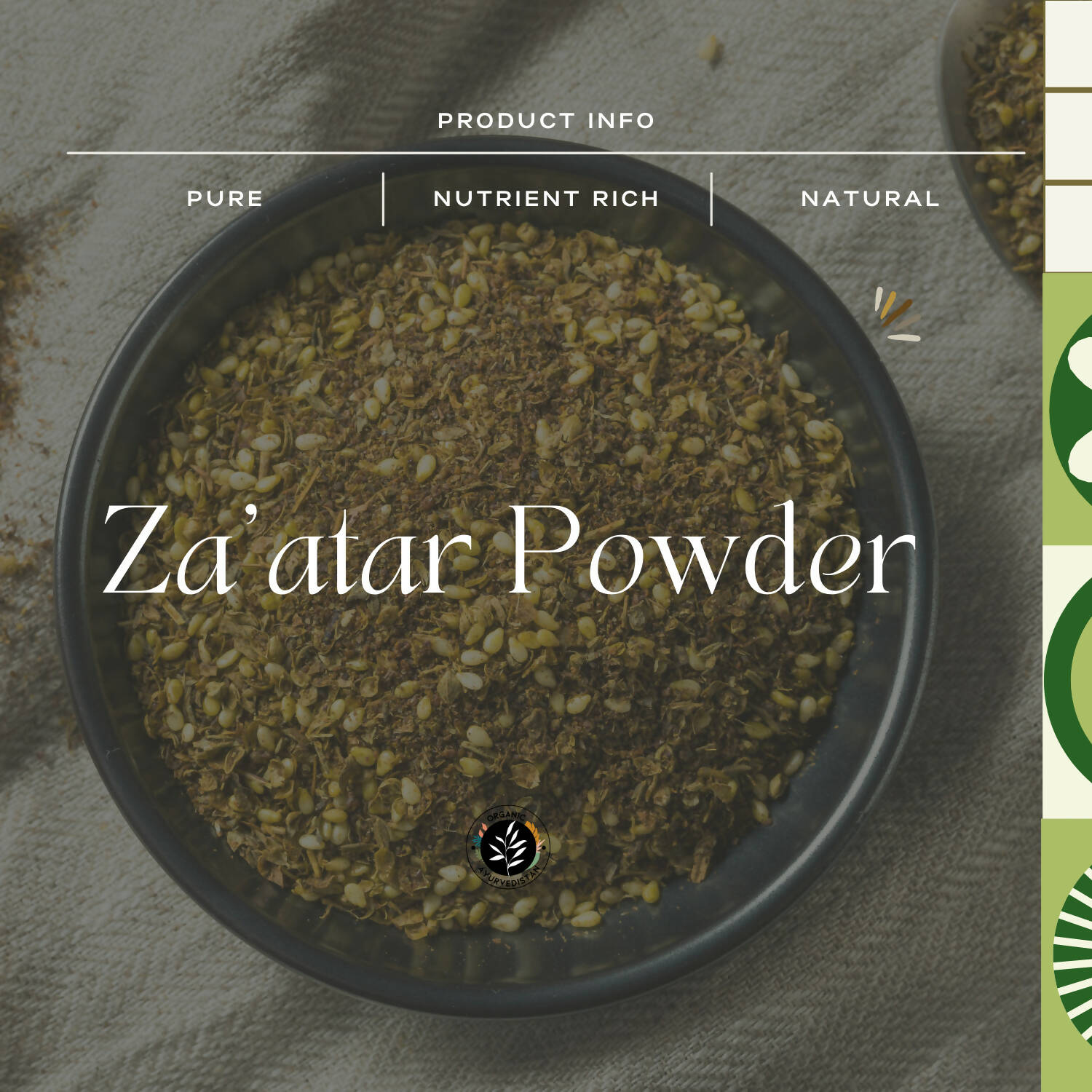 Organic AyurveGrocsyn Zaatar Powder | Grocsy