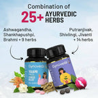 Gynoveda Yaami Ayurvedic Tablets & Jeehv Ayurvedic Tablets Combo | Grocsy