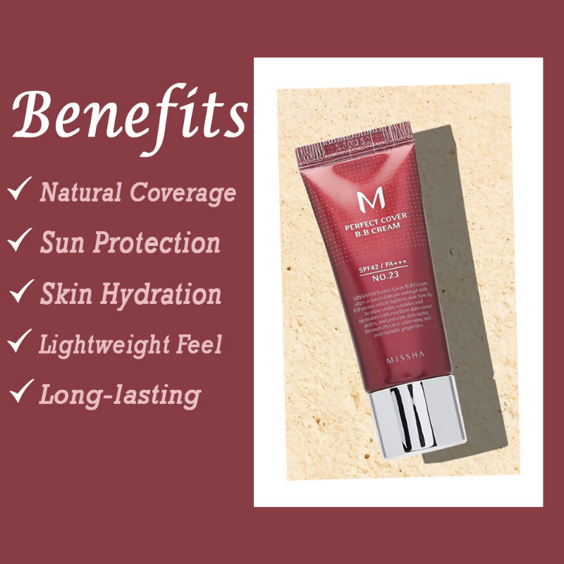 Missha M Perfect Cover BB Cream SPF42/PA+++ [No.23] | Grocsy